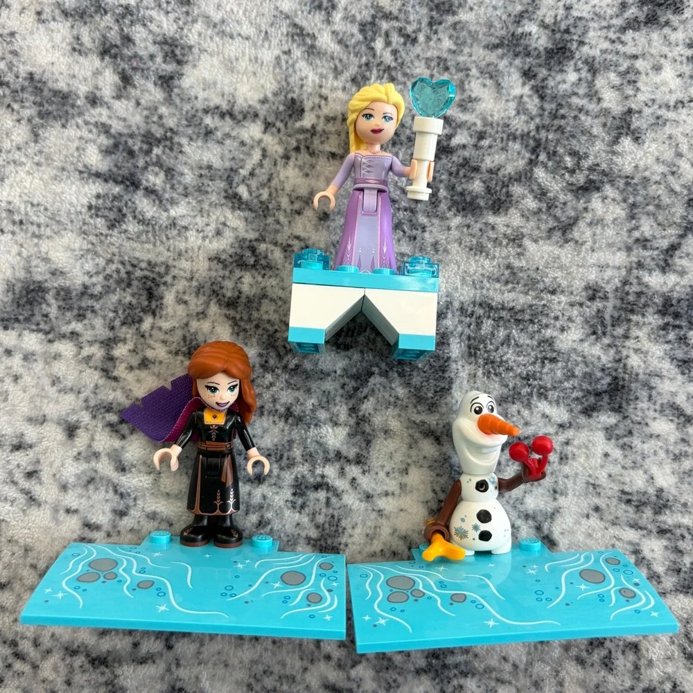 LEGO Disney Frozen Elsa Anna Olaf Winter Throne Canoe Expedition Lot Kids Toy